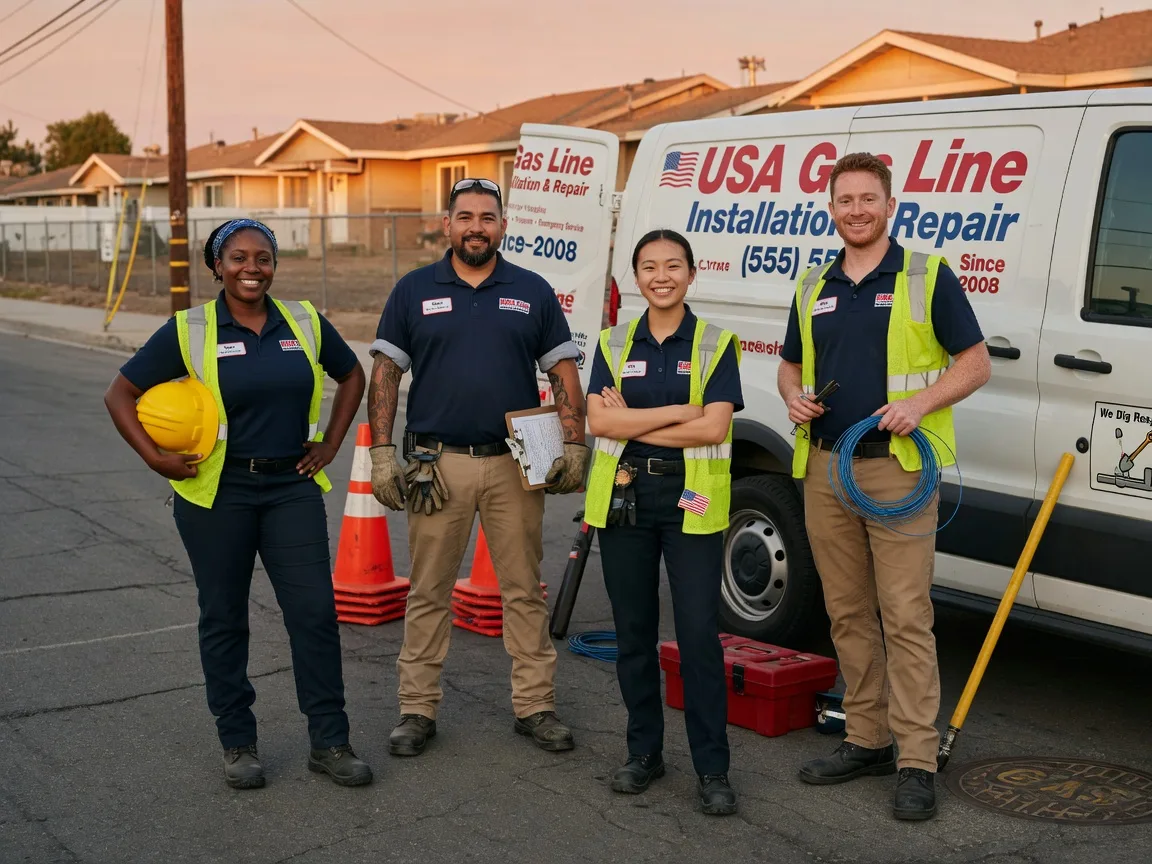 Gas Line Installation company in Browns, IL
